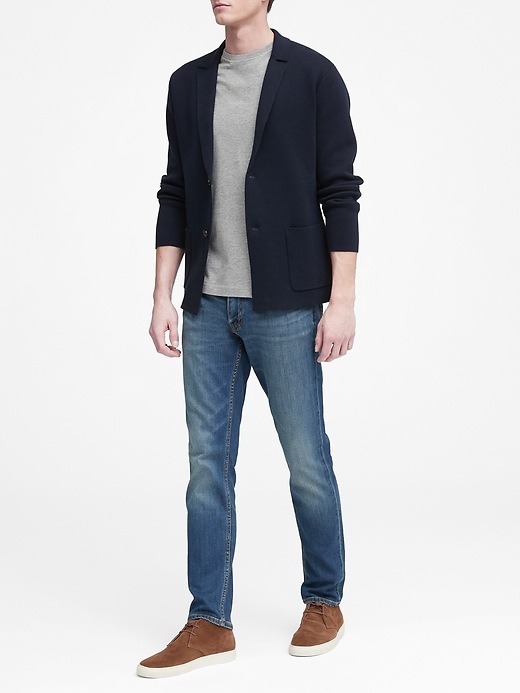 SUPIMA® Cotton Sweater Blazer