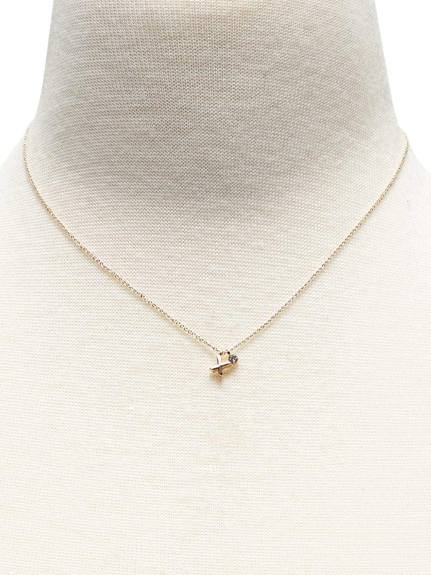 Mini X Pendant Necklace