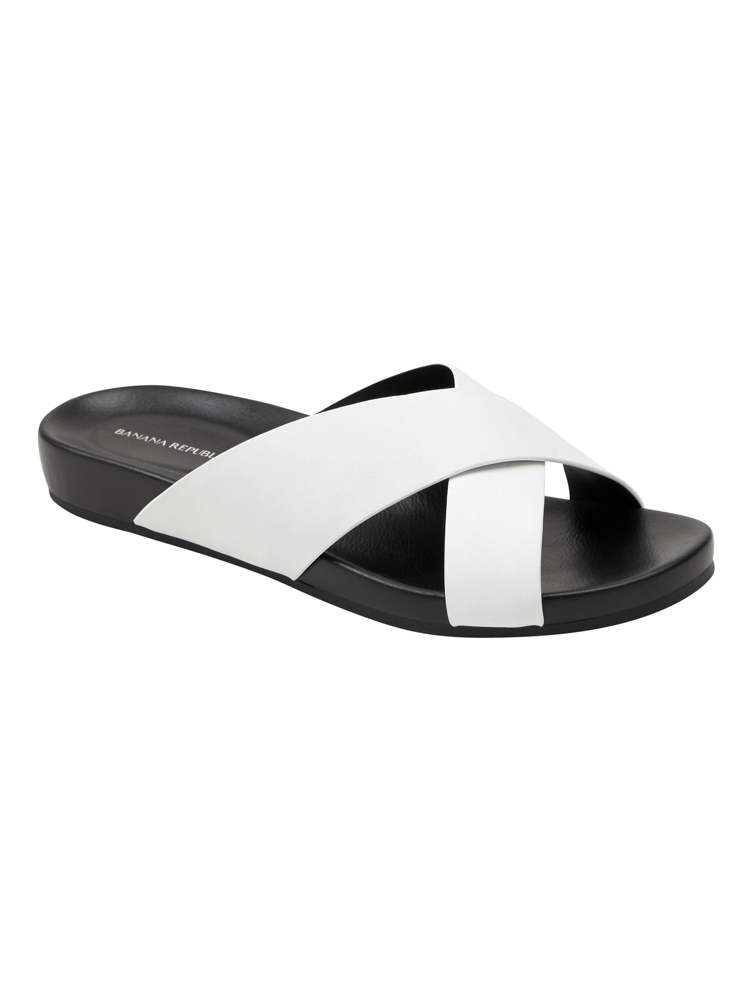 Crossover Slide Sandal