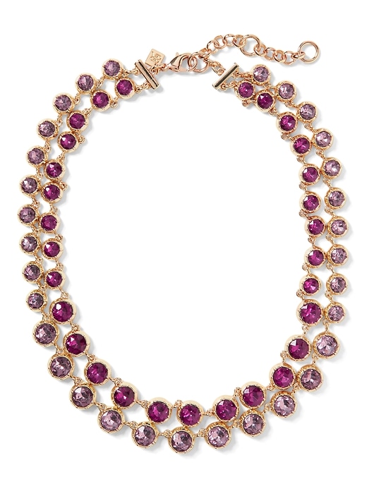 Brilliant Gemstone Layered Necklace | Banana Republic