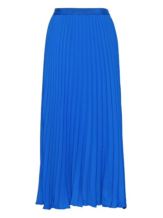 Pleated Midi Skirt