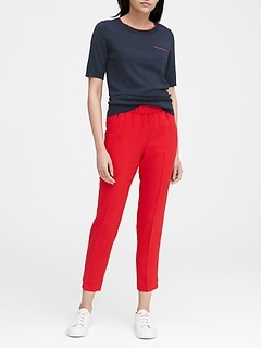 Hayden Tapered-Fit Pull-On Ankle Pant