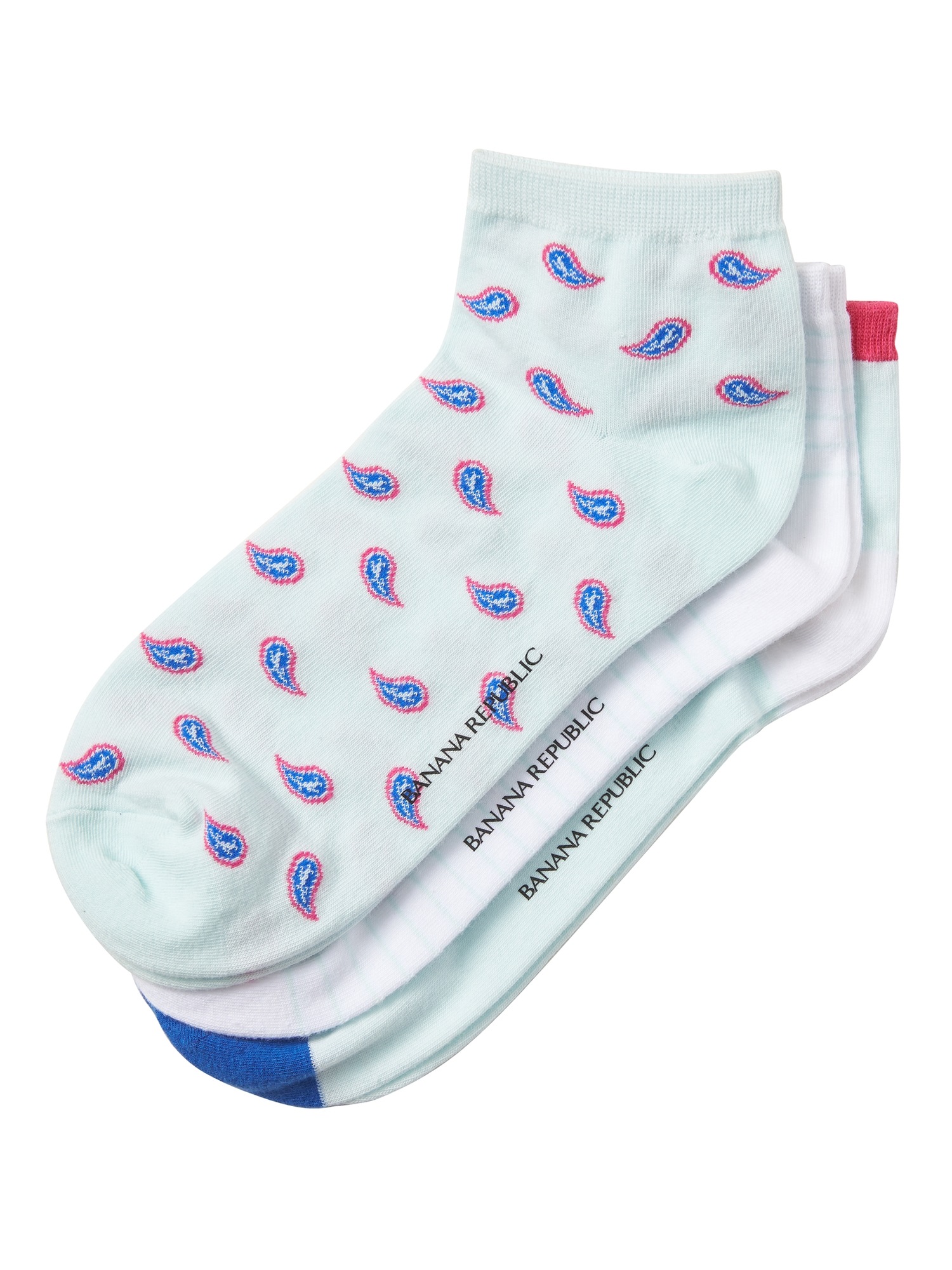 Blue Bootie Sock 3-Pack