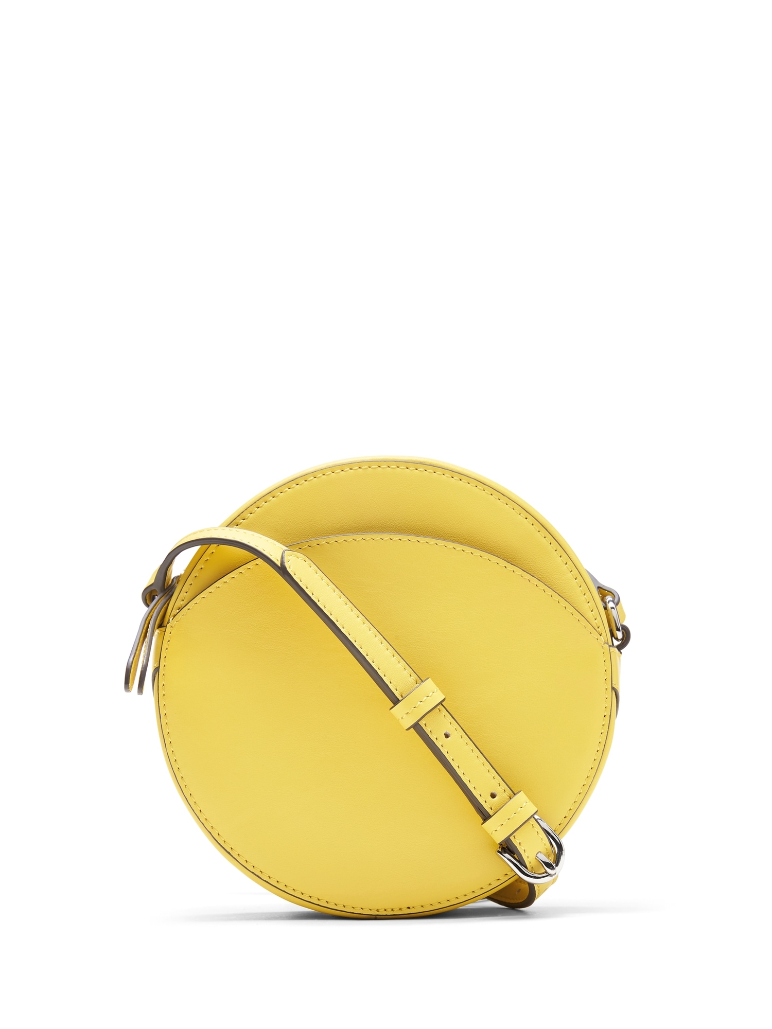 Italian Leather Circle Crossbody Bag | Banana Republic