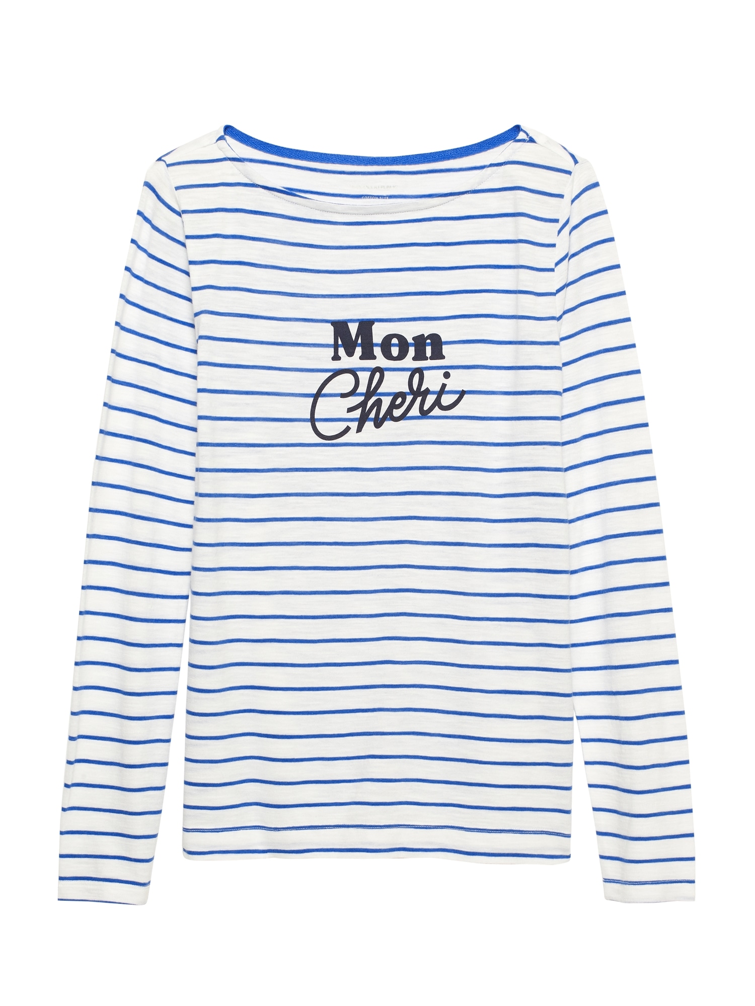 Slub Cotton-Modal Boat-Neck T-Shirt
