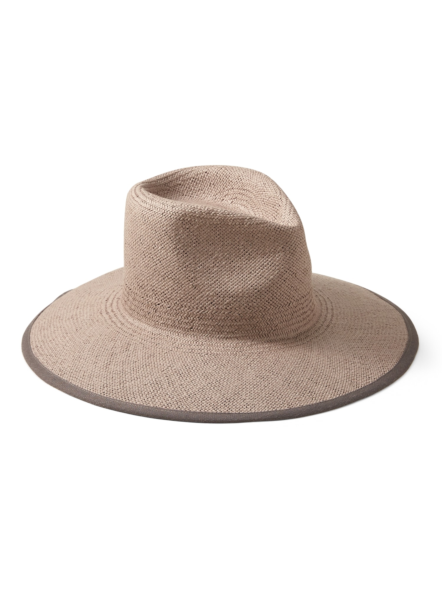 Wide-Brim Straw Hat