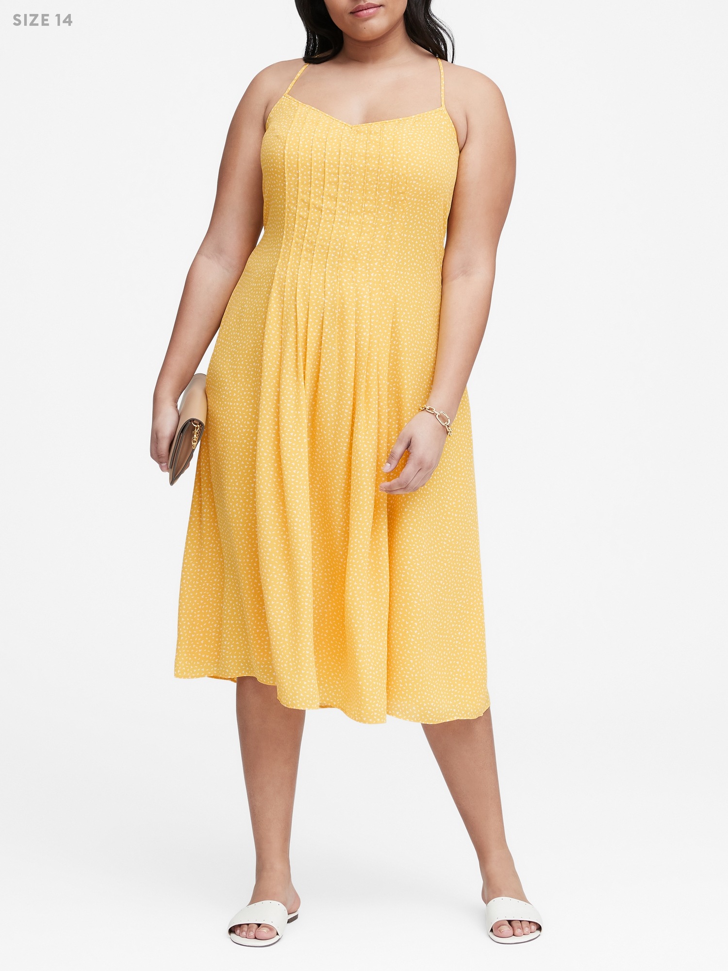 Banana republic sale pintuck dress