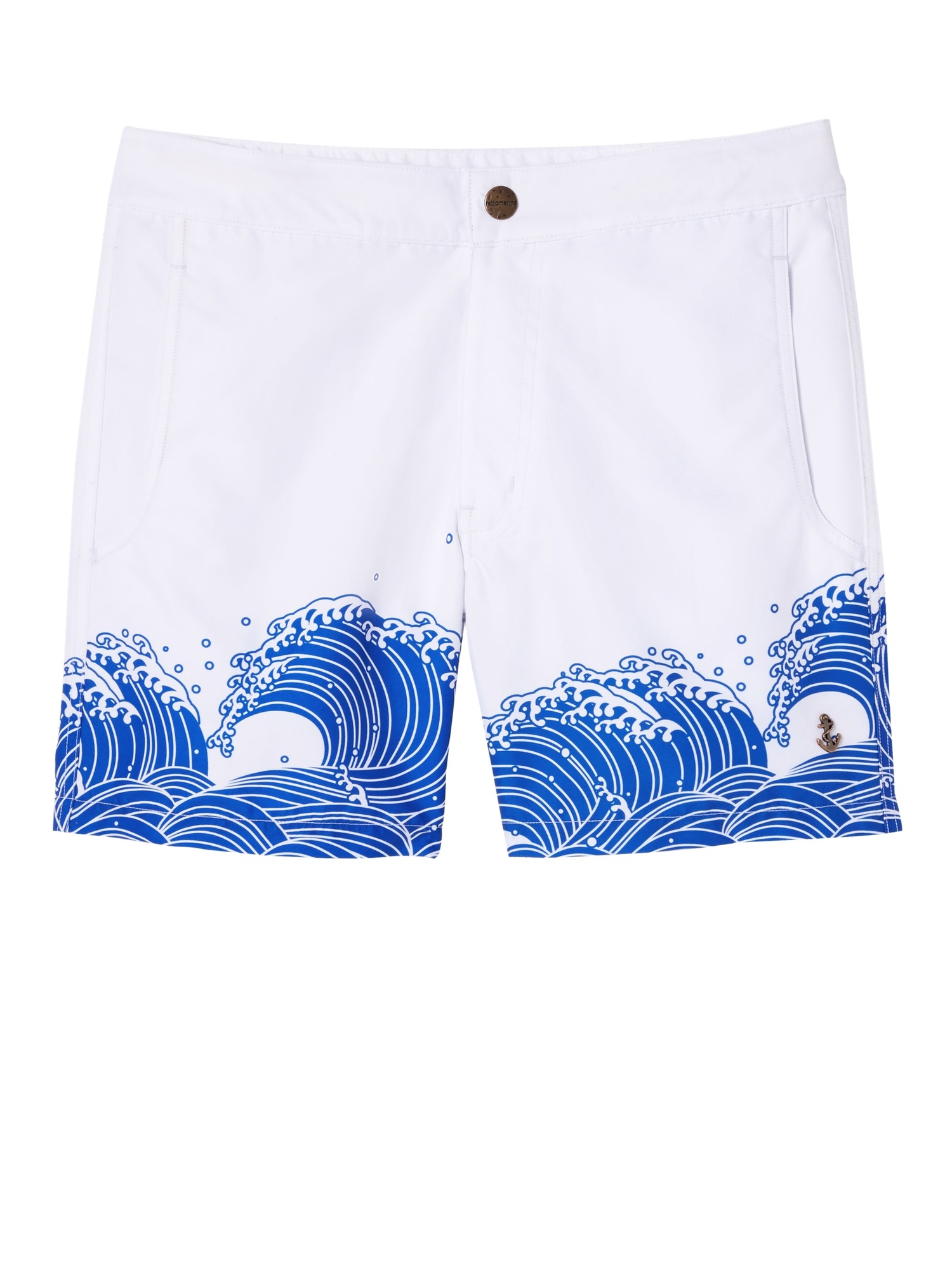 retromarine &#124 Odaiba Japanese Waves Printed Swim Short