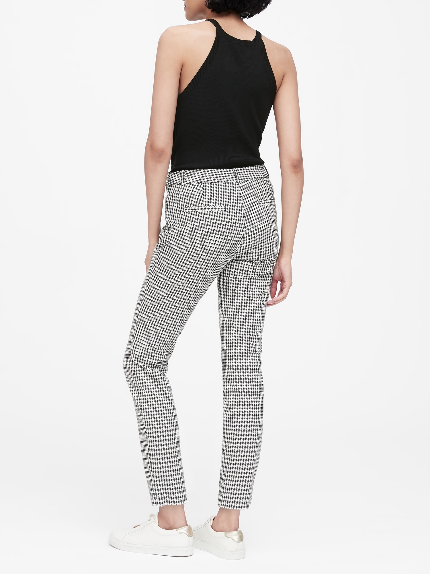 Banana Republic Sloan-Fit Charcoal Slim Ankle Pant - ShopStyle