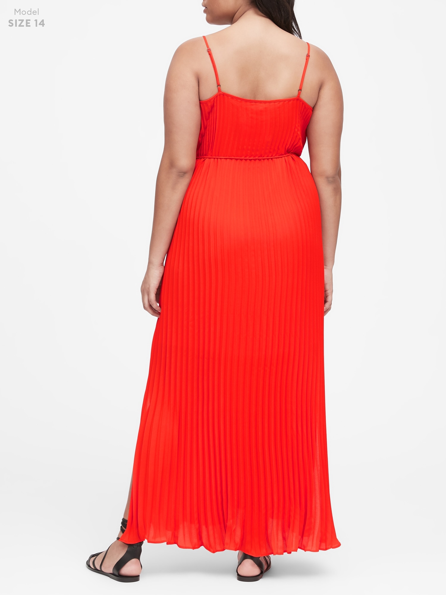 Pleated Maxi Dress | Banana Republic