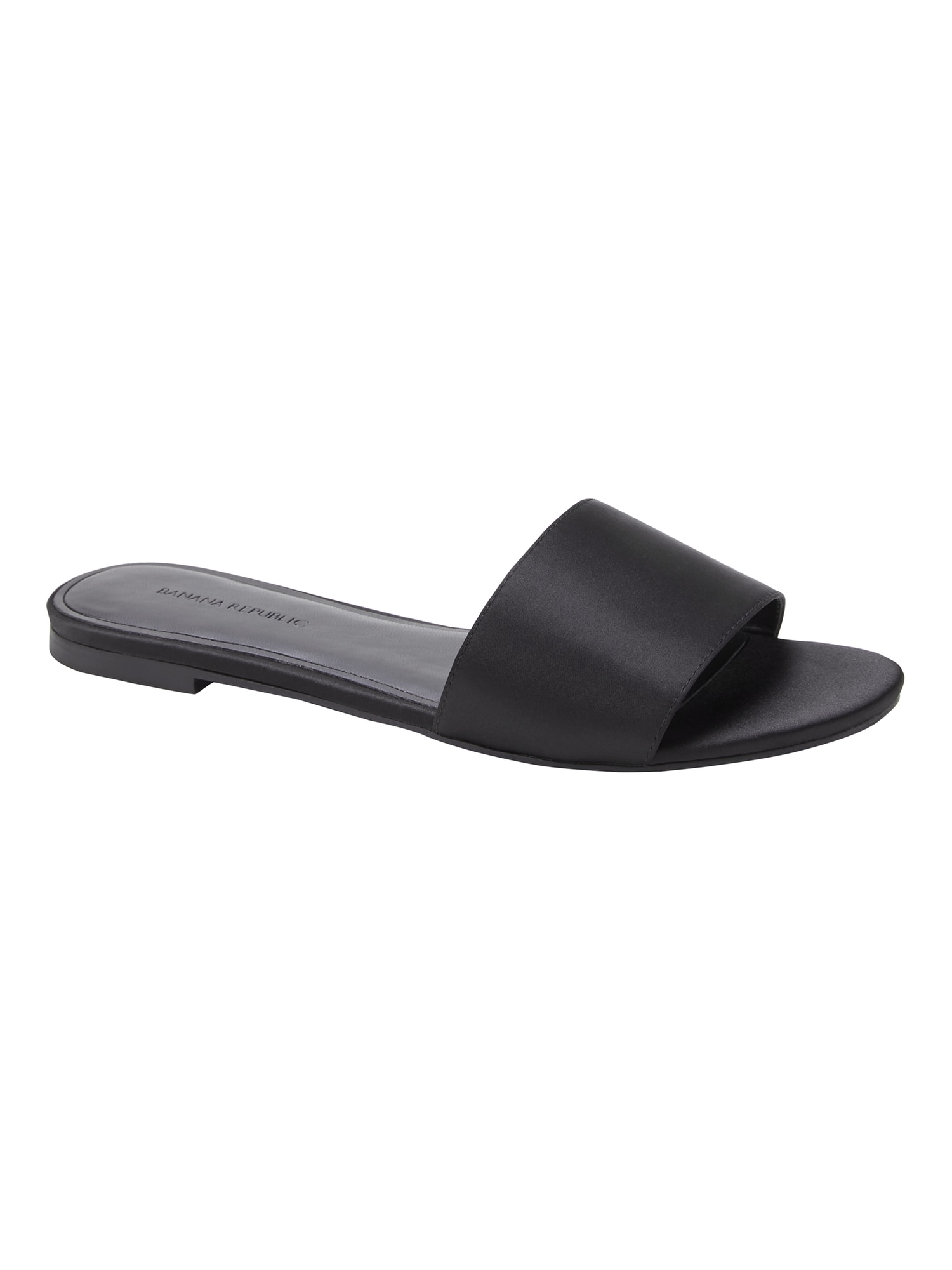 Satin Slide Sandal