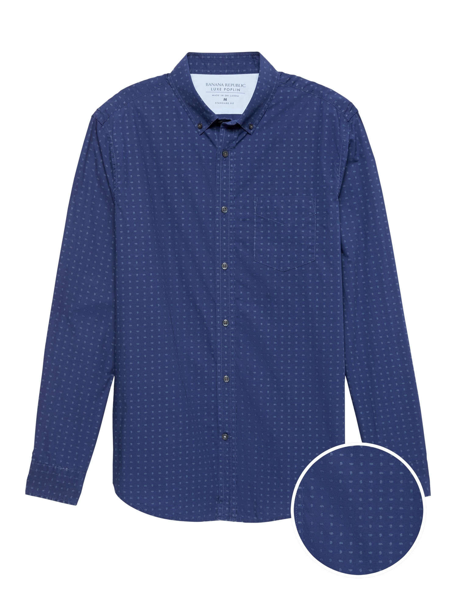 Standard-Fit Luxe Poplin Shirt