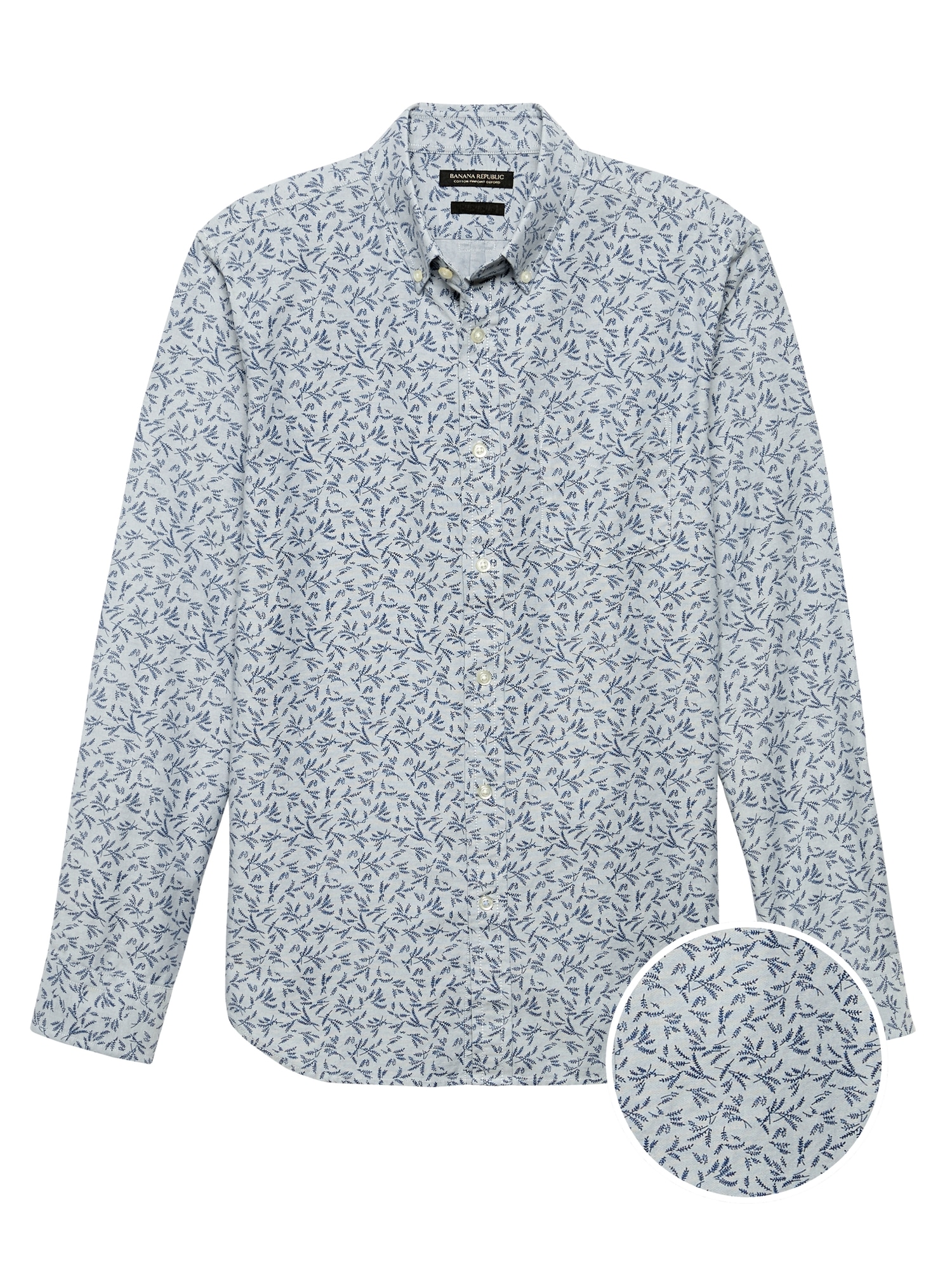 Standard-Fit Cotton Oxford Shirt