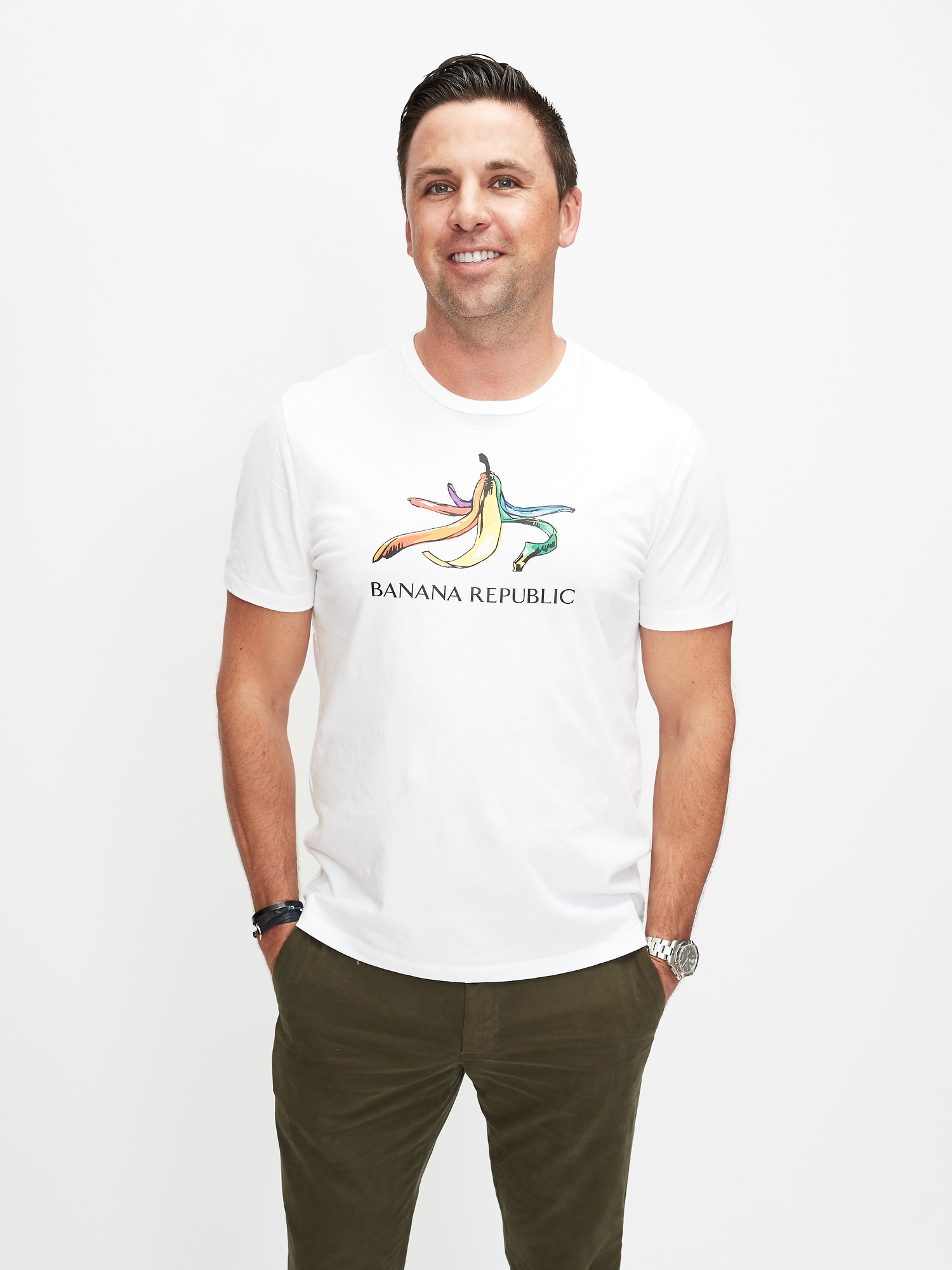 Pride 2020 Rainbow Banana T-Shirt (Men's Sizes)