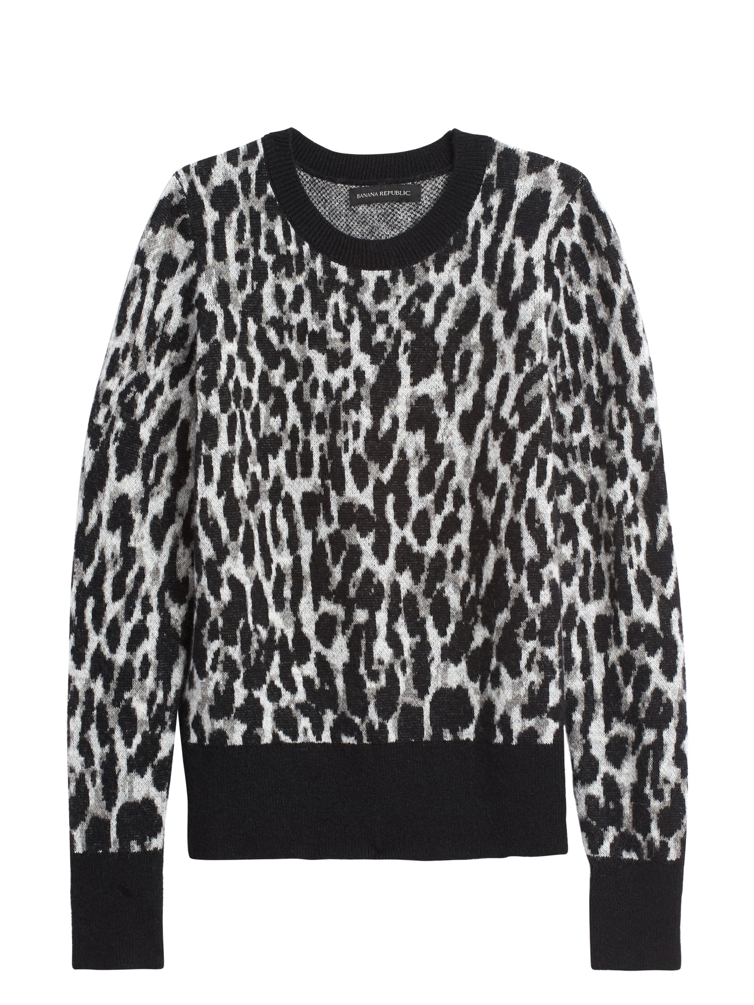 Leopard Crew-Neck Sweater