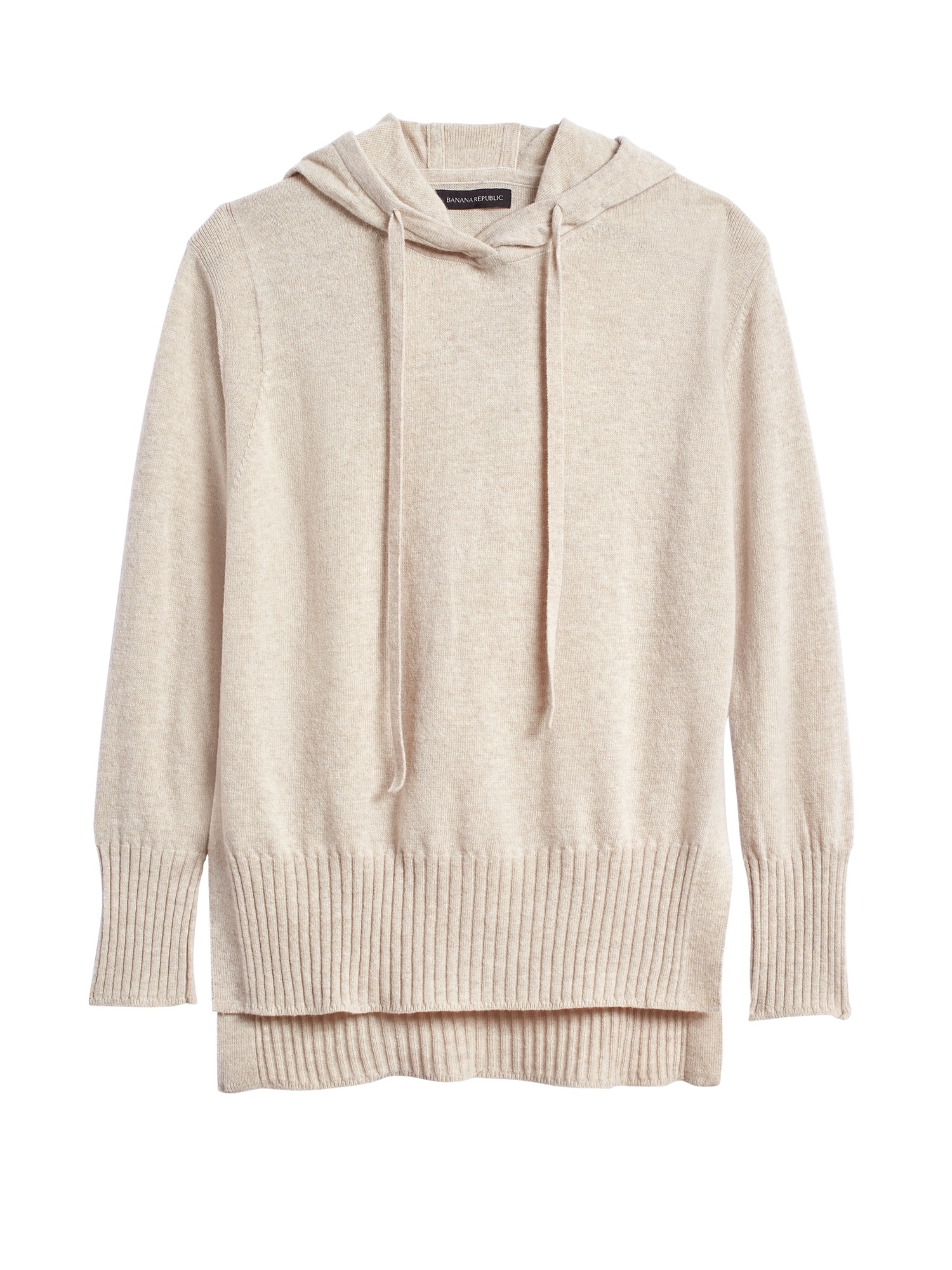 Italian Wool-Blend Sweater Hoodie