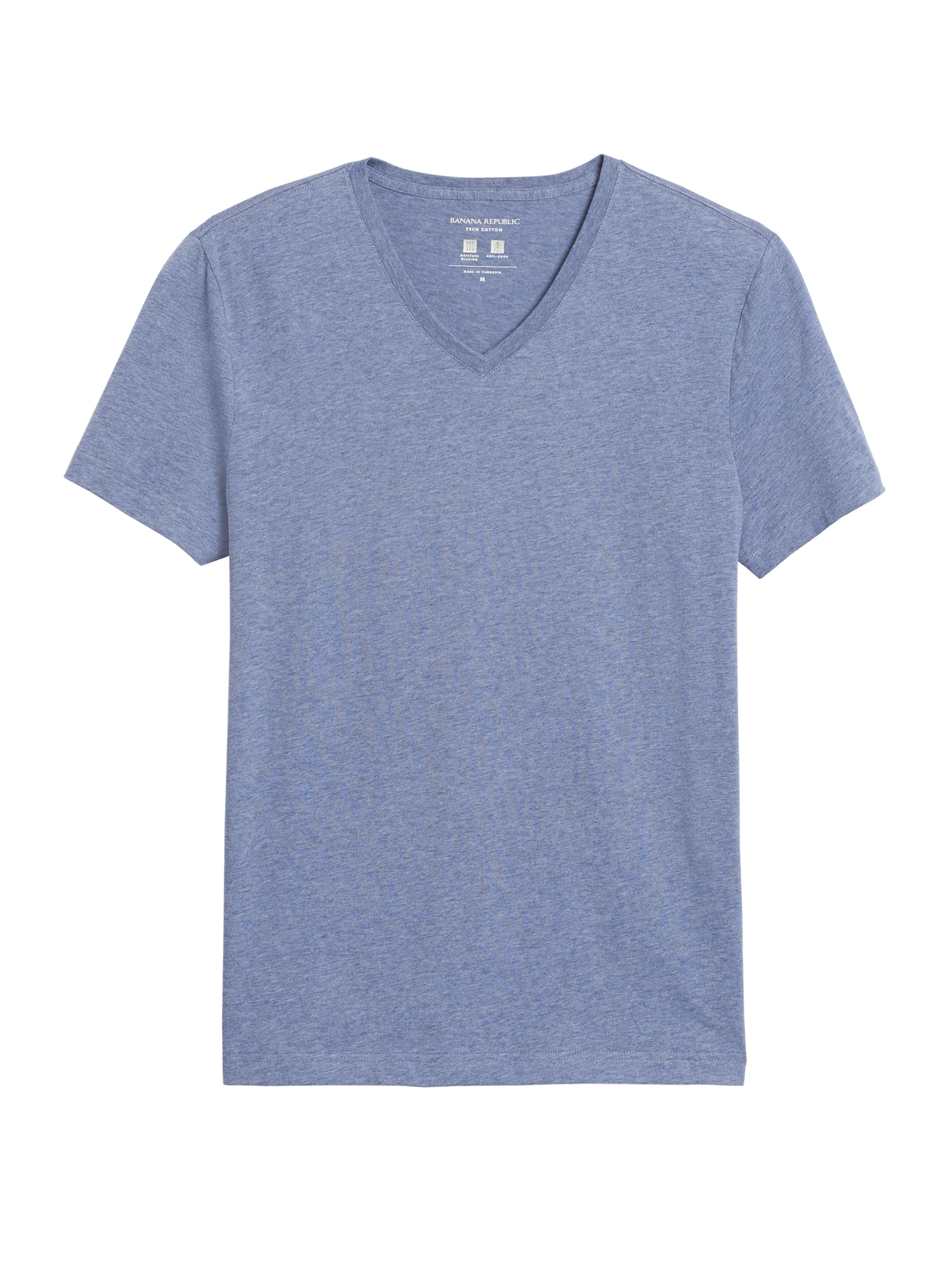 Tech Cotton V-Neck T-Shirt