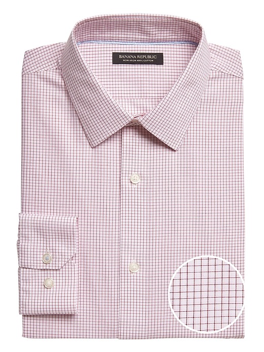 slim fit non iron dress shirt banana republic Slim-Fit Wrinkle-Resistant Dress Shirt