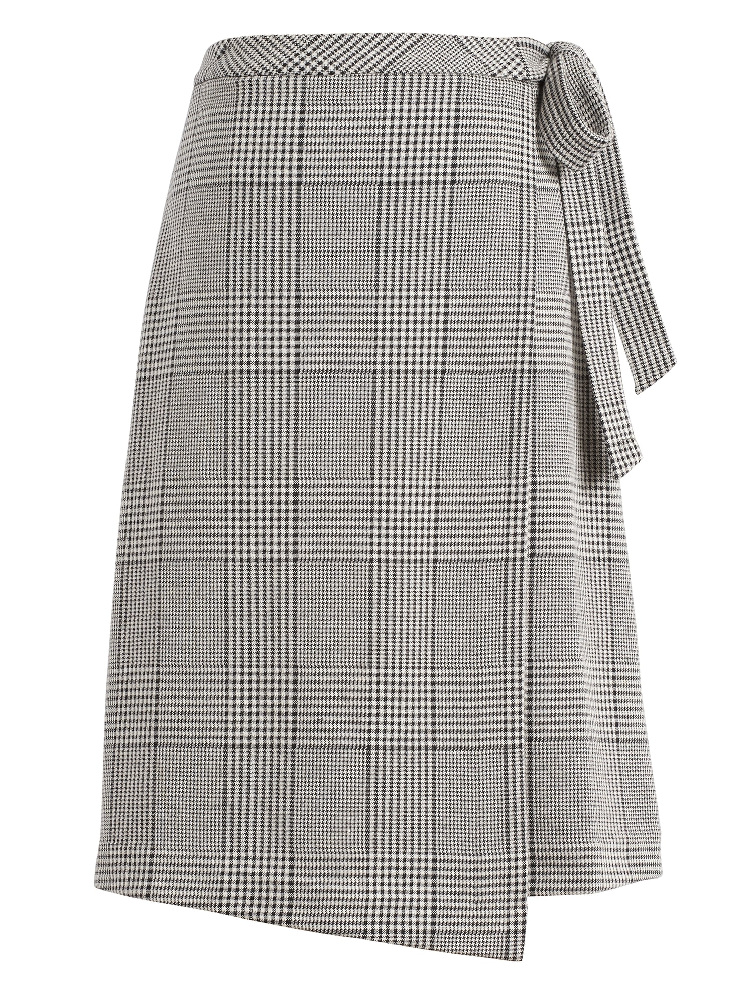 Thed450 Petite Plaid Midi Wrap Skirt Banana Republic