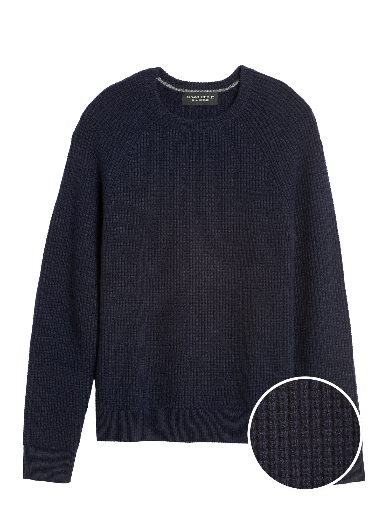 Cashmere Waffle-Knit Sweater