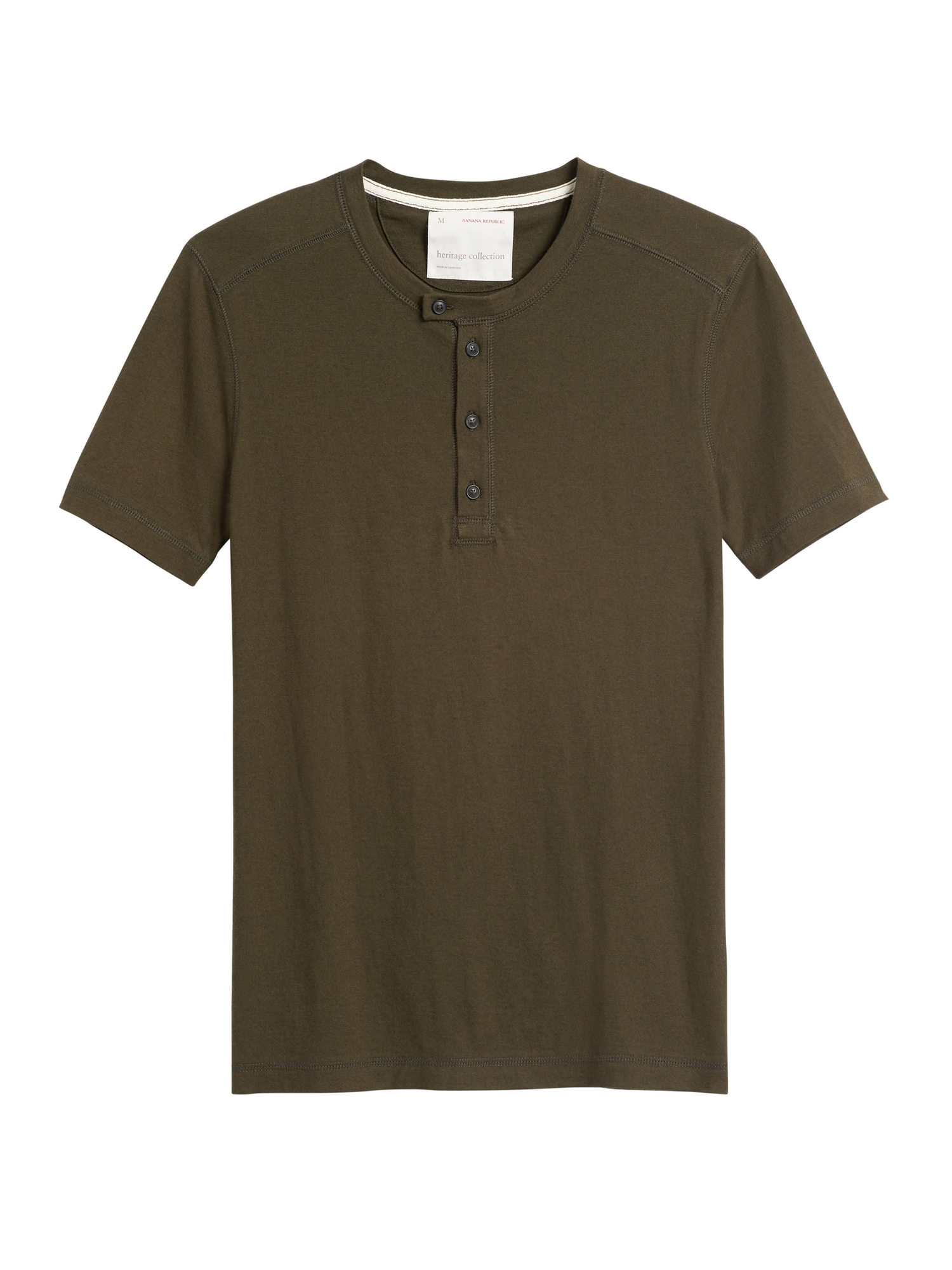Heritage Cotton-Yak Wool Henley T-Shirt
