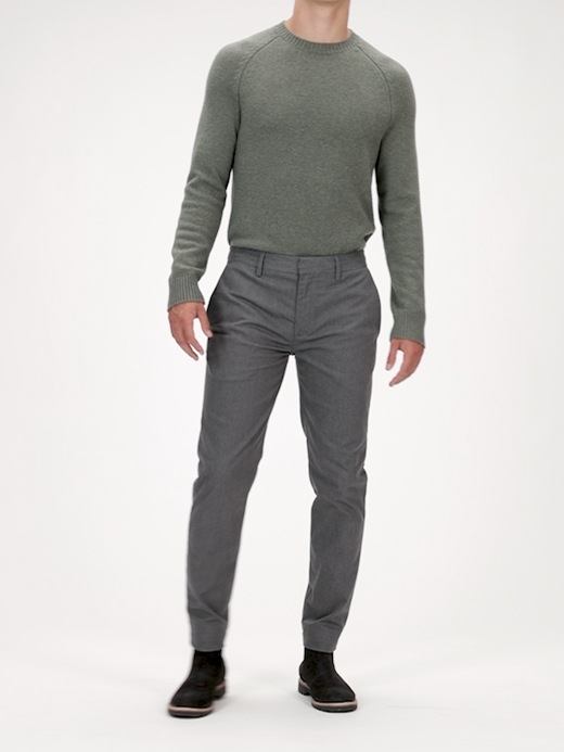 athletic tapered chinos