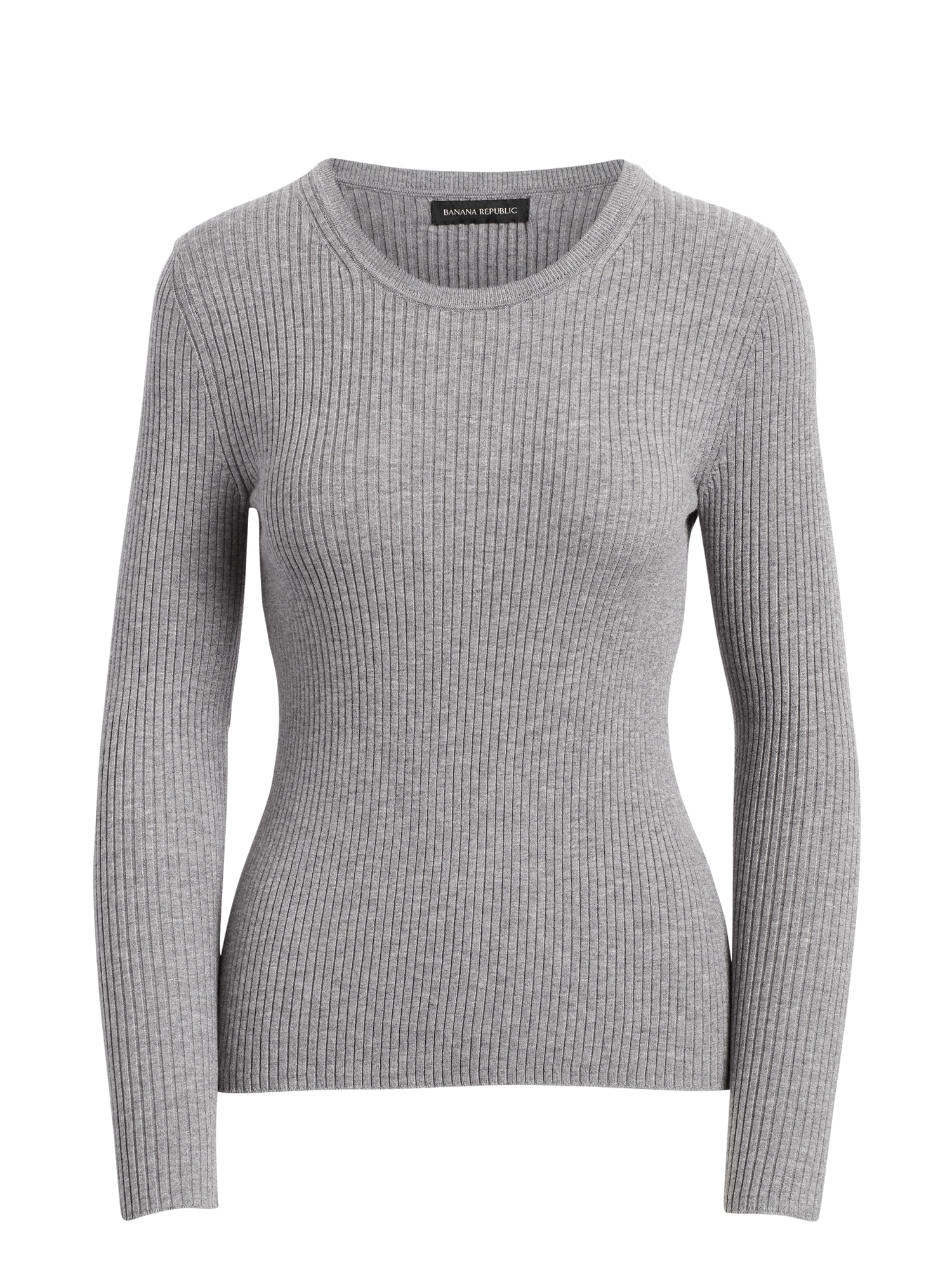 Fitted Ribbed Sweater Top