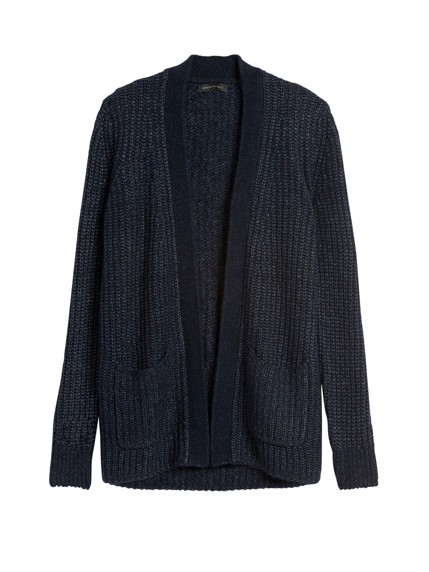 Merino-Blend Long Cardigan Sweater
