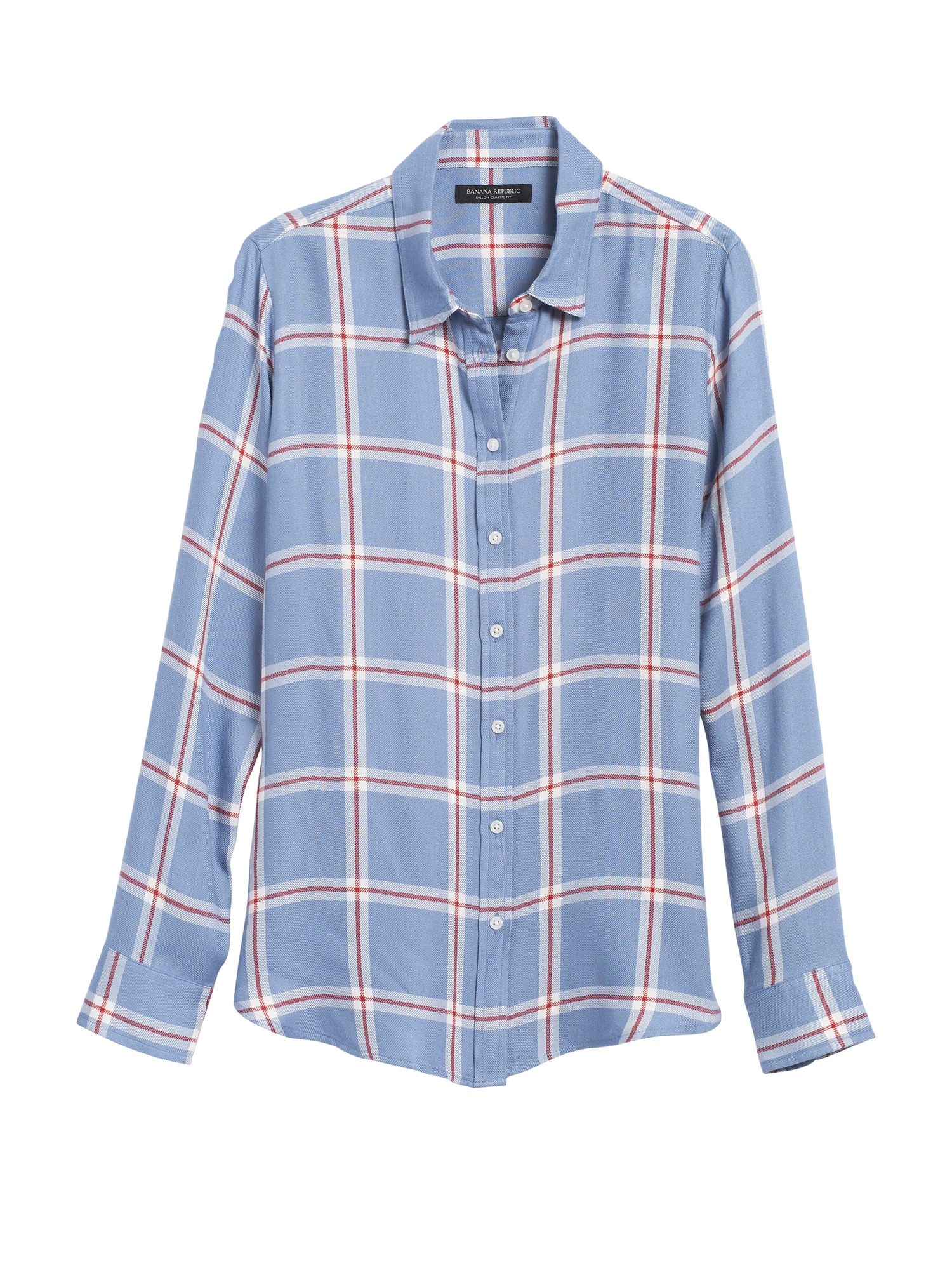 Petite Dillon Classic-Fit Flannel Shirt