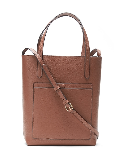 Banana fashion Republic pebbled leather tote bag