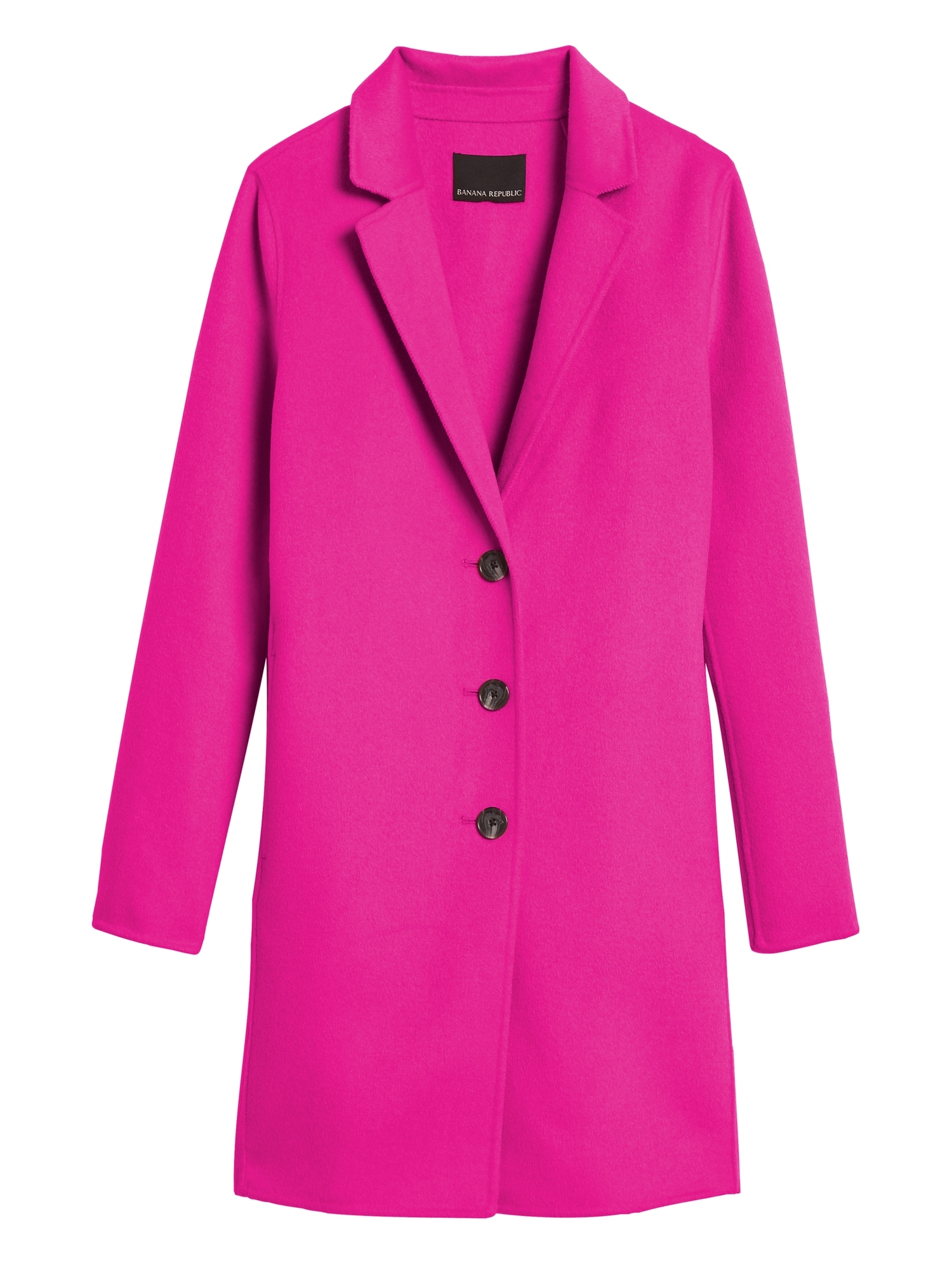banana republic italian double faced top coat