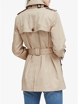 Banana republic store short trench coat