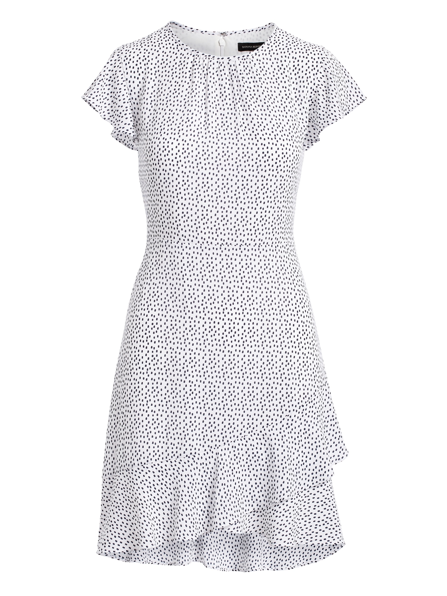 banana republic ponte flutter sleeve dress