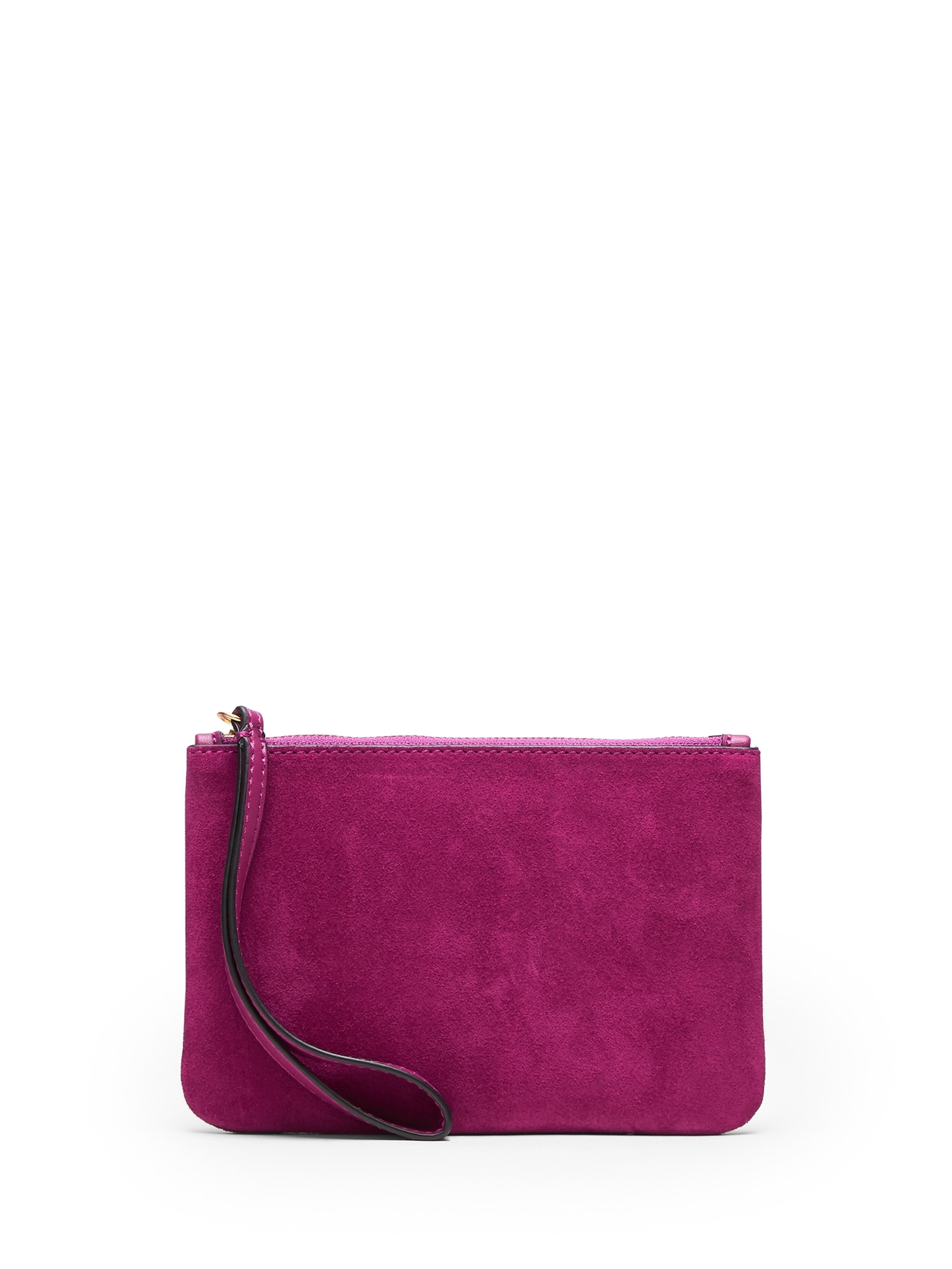 Suede Mini Wristlet Clutch | Banana Republic