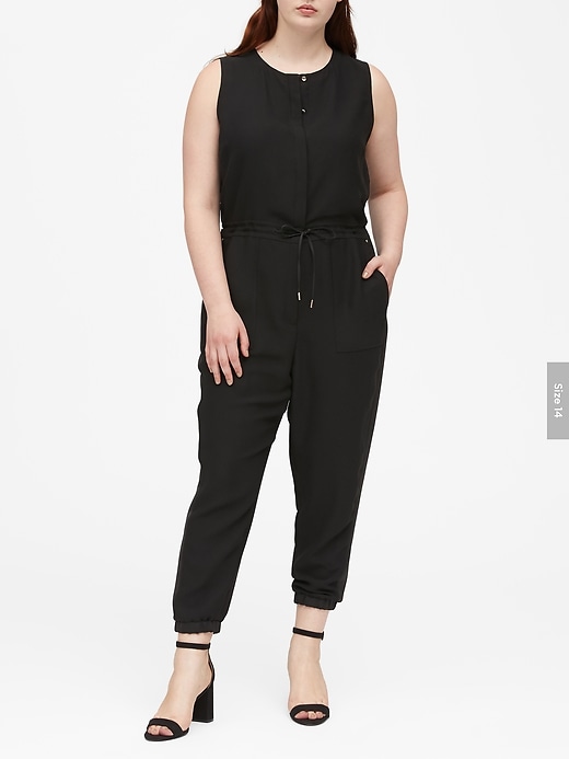 Banana republic store side stripe jumpsuit