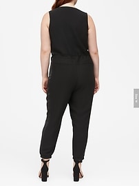 Banana republic sale side stripe jumpsuit