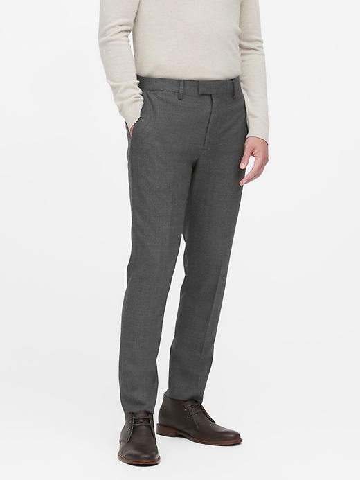 Banana Republic Slim Tapered Smart Weight Performance Suit Pant. 1