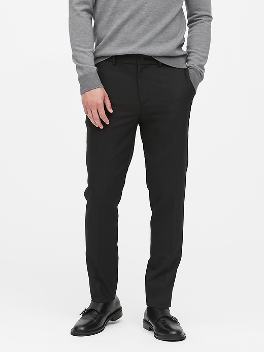 Banana Republic Slim Tapered Smart Weight Performance Suit Pant. 1