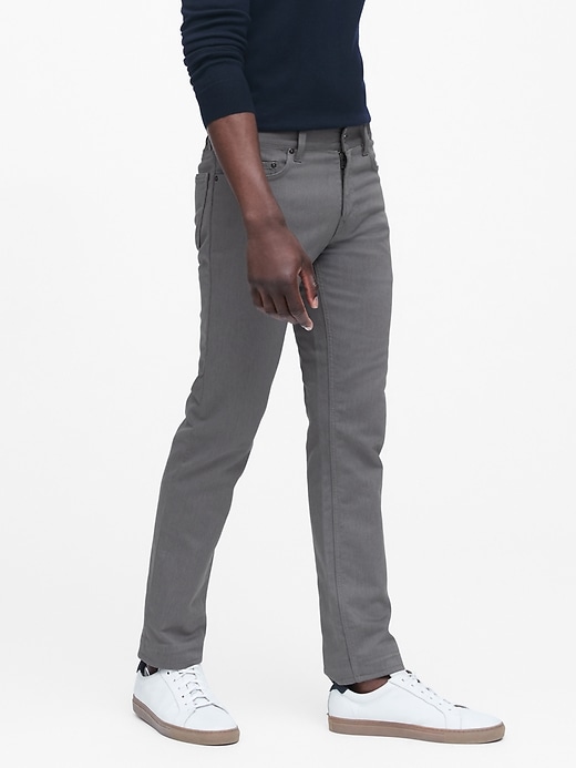 athletic tapered heathered traveler pant