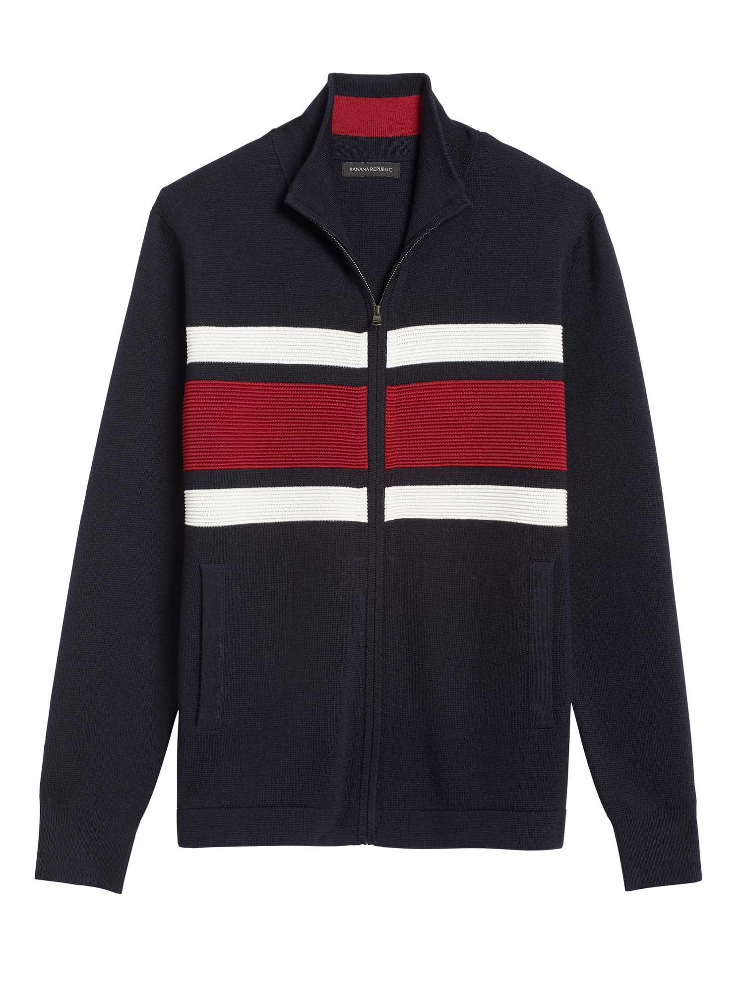 Merino-Blend Sweater Jacket