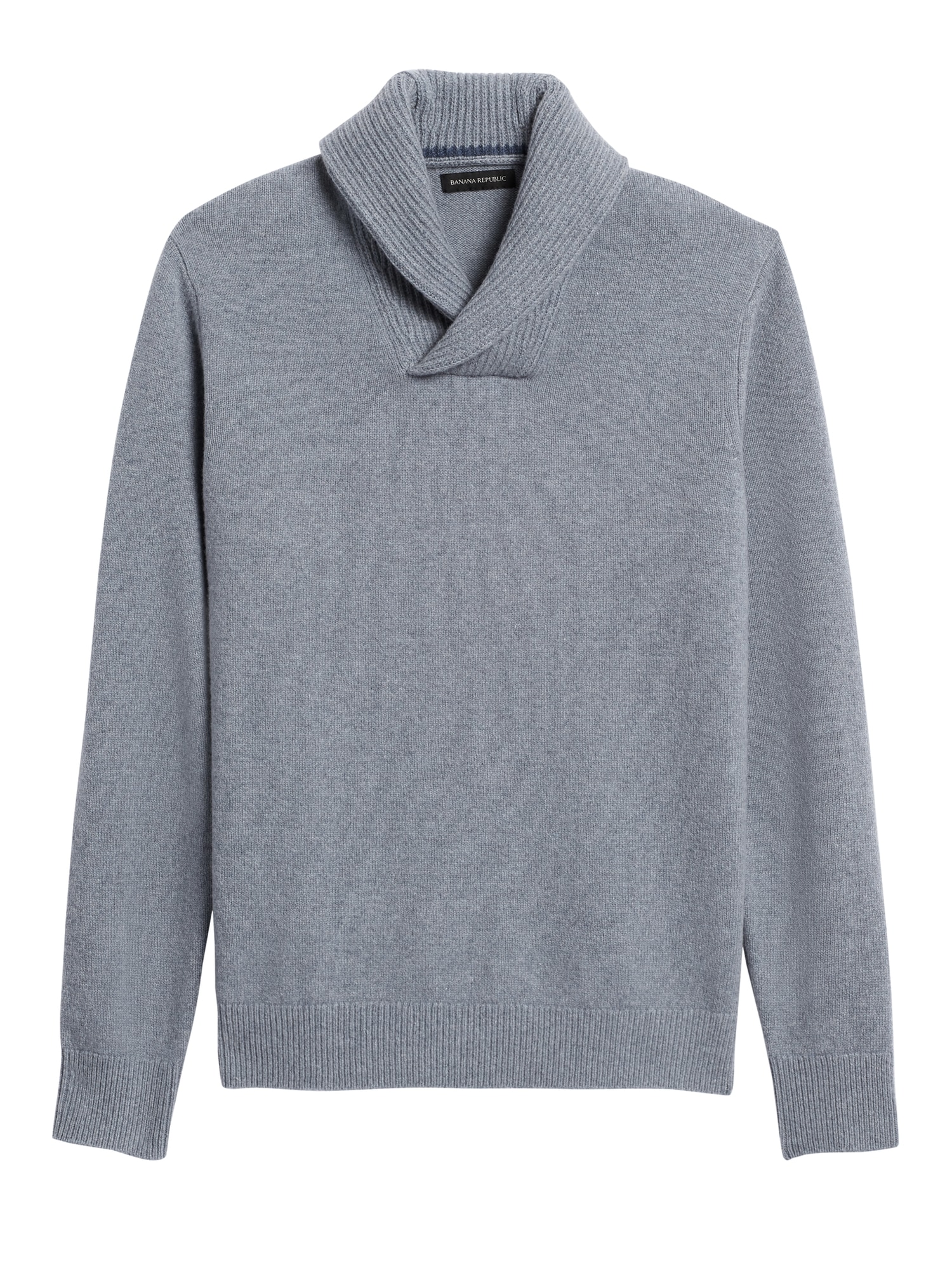 Italian Merino Shawl-Collar Sweater