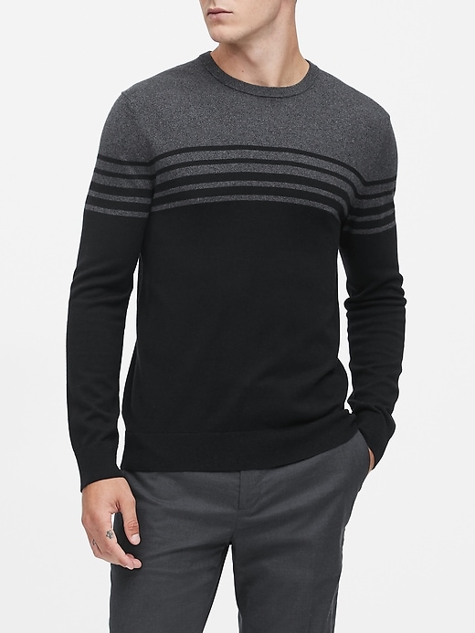 Banana Republic Silk/Cashmere Crewneck Sweater shops