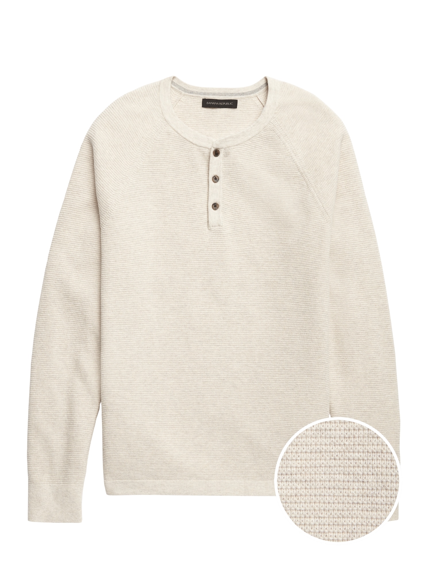 Organic Cotton Henley Sweater