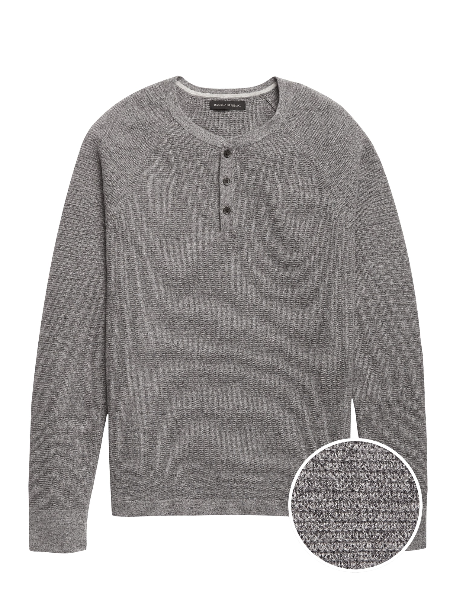 Cotton hot sale henley sweater