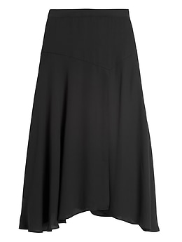 Petite Asymmetrical Skirt Banana Republic