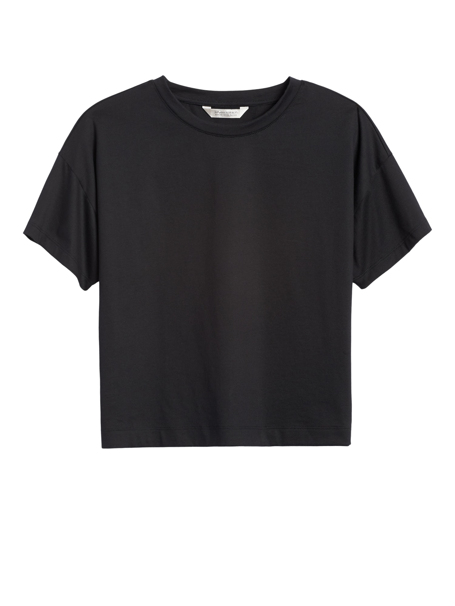 SUPIMA® Cotton Cropped T-Shirt | Banana Republic