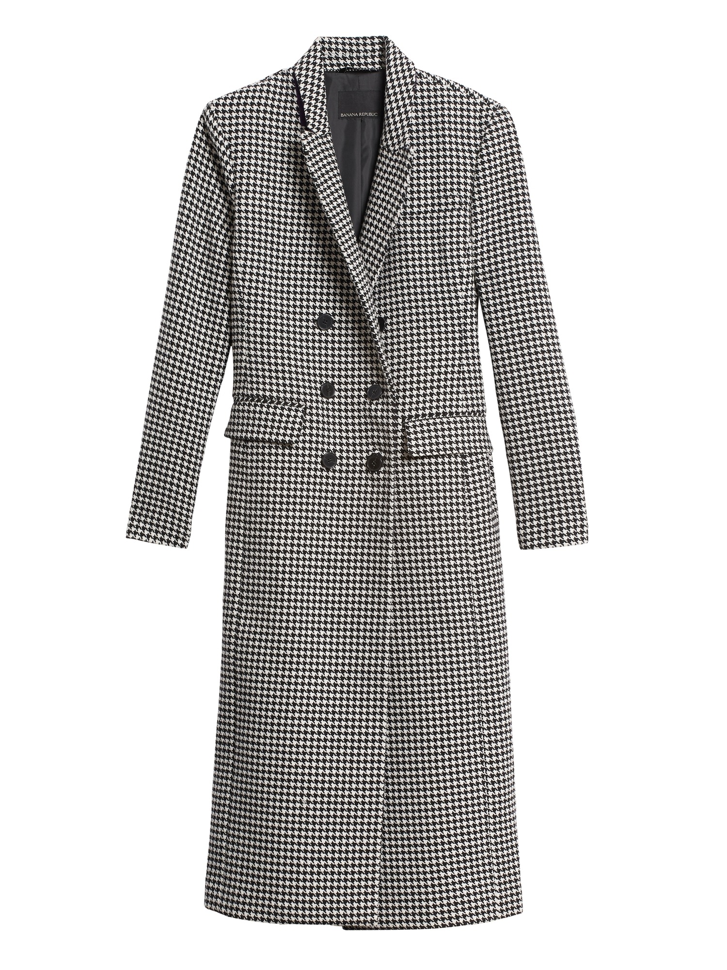 Houndstooth Print Coat Style 234121