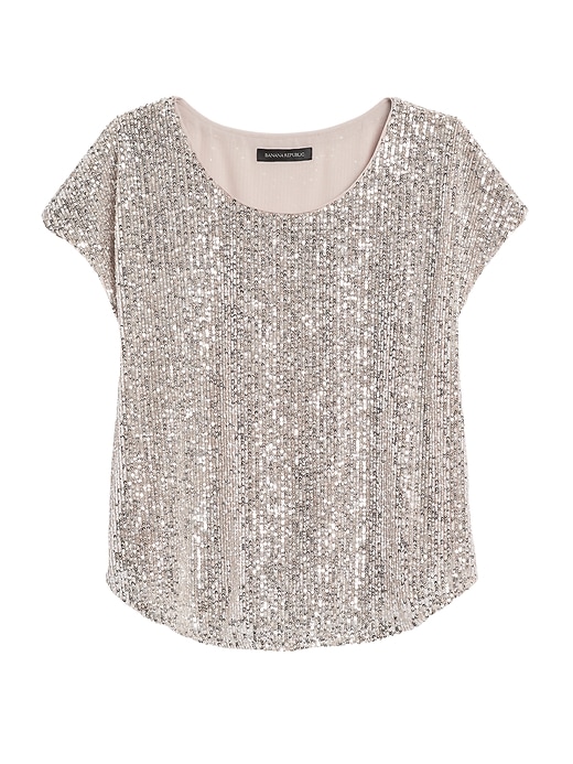 Sequin Top  Banana Republic