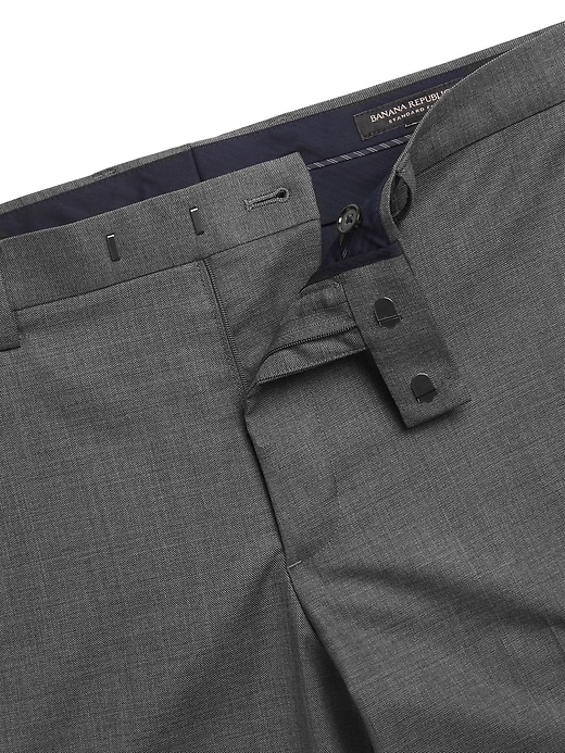Image number 4 showing, Standard Italian Wool Sharkskin Suit Pant