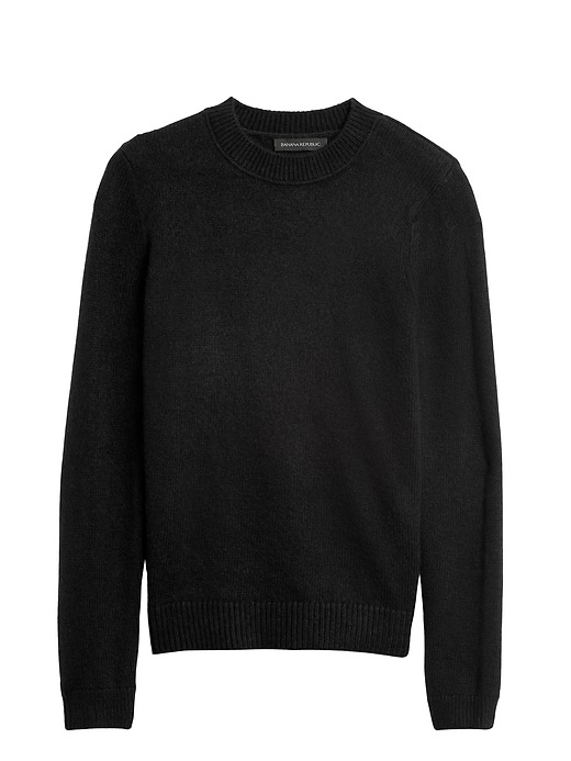 Cotton-Blend Crew-Neck Sweater | Banana Republic